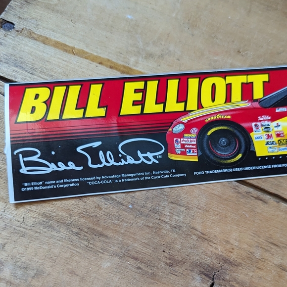 Vintage 1998 Bundle Of Nascar Bumper Stickers - Picture 3 of 13